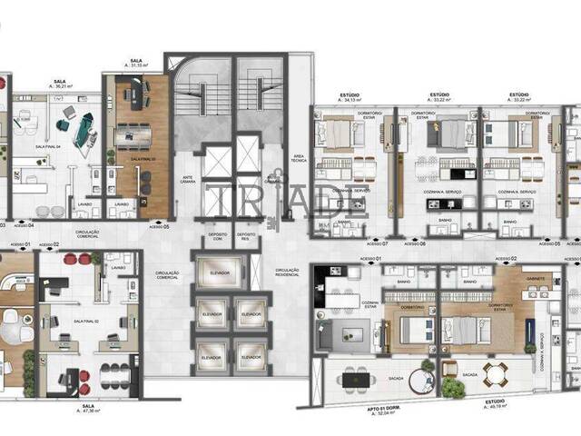 #TRD202 - Sala para Venda em Caxias do Sul - RS